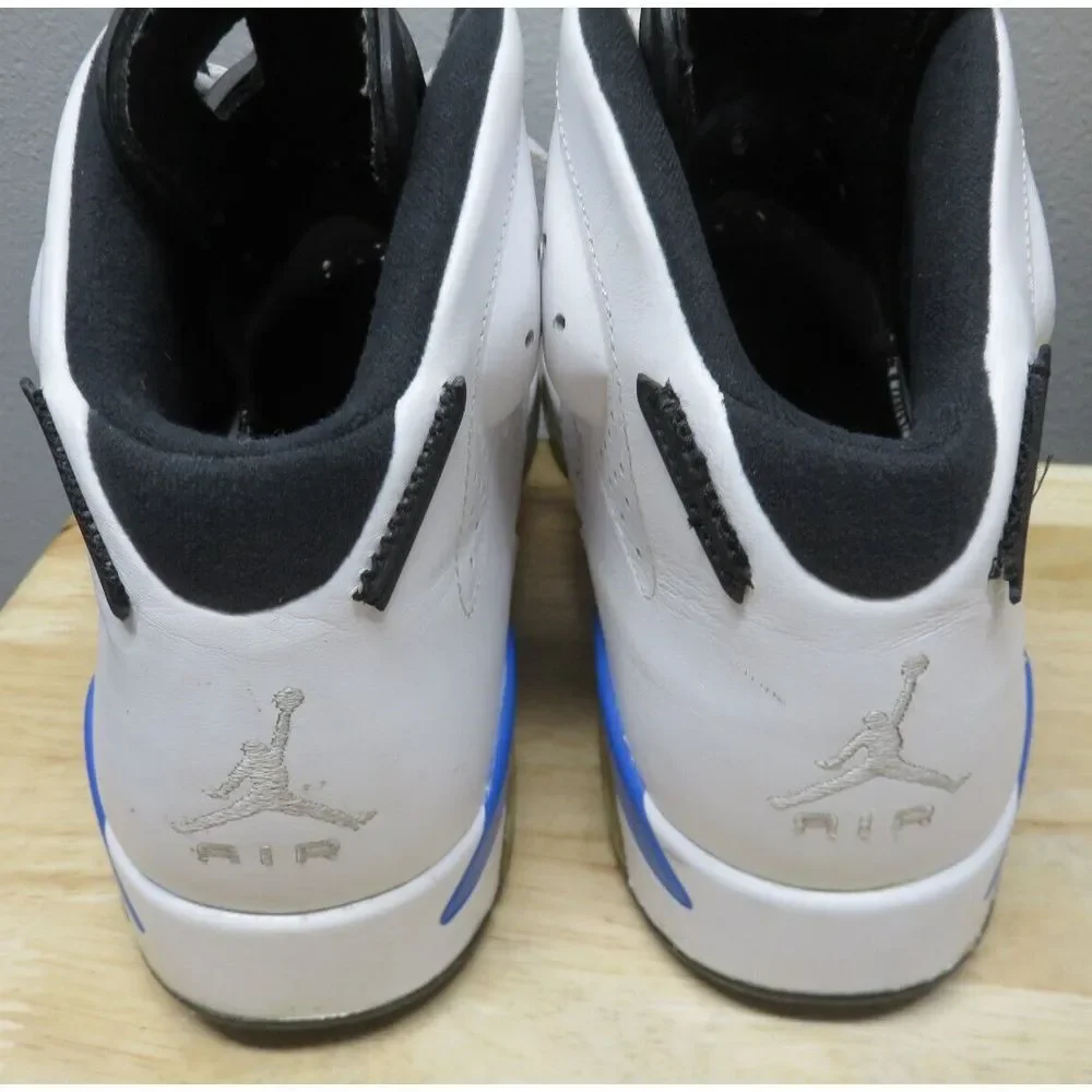 Nike Air Jordan 6 Sport Blue‎ Size 13 Shoes 384664 107 - missing back loops